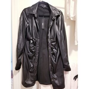 Black Leather Jacket size L